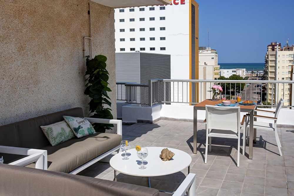 شقة Atico Terrazas Playa Gandia Playa de Gandia المظهر الخارجي الصورة