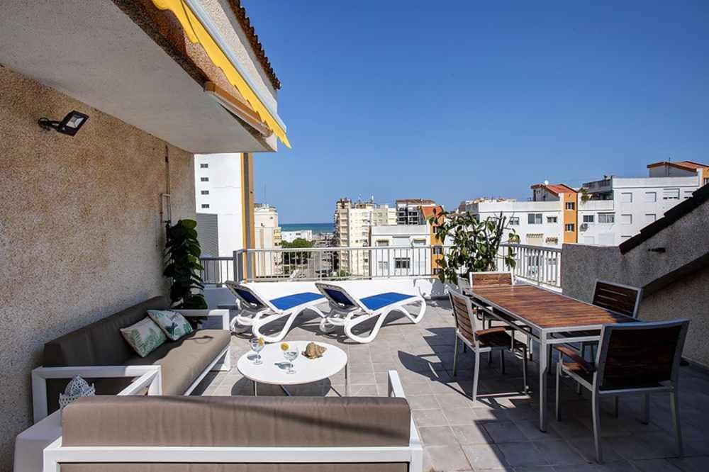 شقة Atico Terrazas Playa Gandia Playa de Gandia المظهر الخارجي الصورة